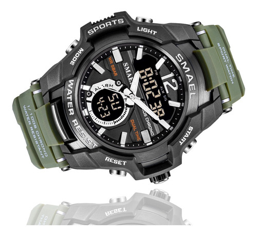 Relógio Masculino Smael 1805 Sport Anti-shock Dual-time