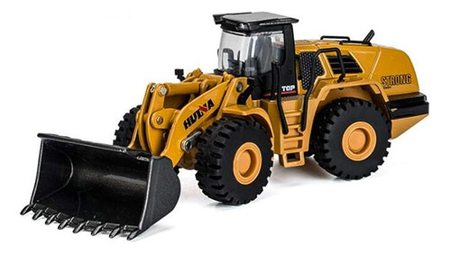 Tractor Bulldozer De Metal Camión Escala 1:50 1714 Color Amarillo