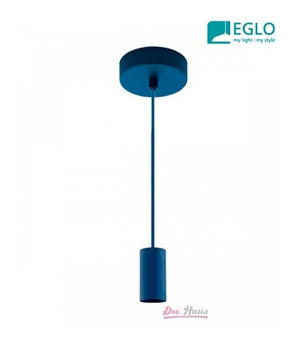 Tacito Lampara Colgante Azul E27 10x26 Cms Eglo/dec Haus