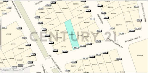 Terreno Padrón Único Ideal Para Desarrollo Inmobiliario En Parque Batlle