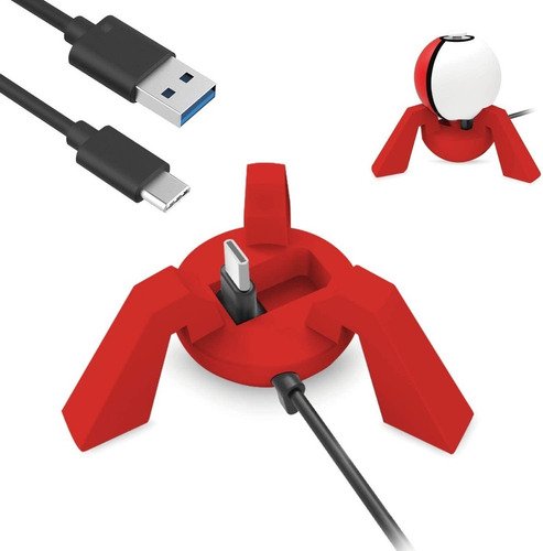 Pokeball Dock Soporte De Carga Para Nintendo Switch Pokebola