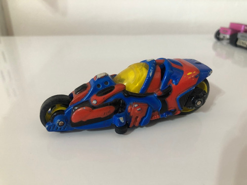 Hot Wheels Moto De Pista - Superman - Dc Comics