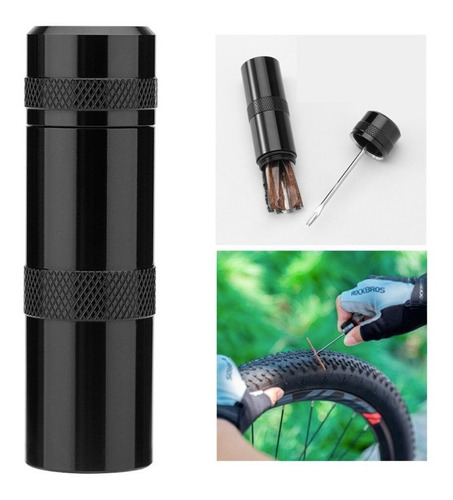 Imagen 4 de 5 de Kit Reparación Pinchazo Caucho Moto Bicicleta Carro Rockbros