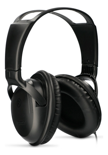 Audífonos Alámbricos Rs23-02 Radioshack Color Negro