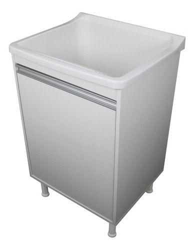 Tanque De Lavanderia 34 Litros + Gabinete 1 Porta 100% Mdf