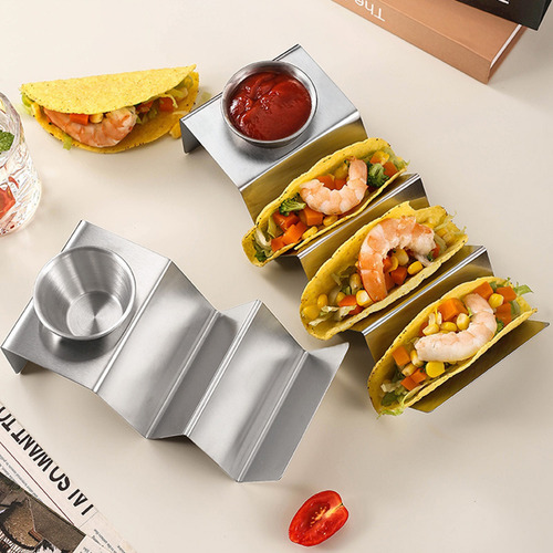2 Soportes Para Tartas Con Taza De Acero Inoxidable Mexicane