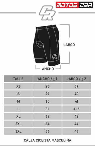 Imagen 4 de 11 de Calza Bici Cross Road Badana Bike Ciclismo Gel Motoscba