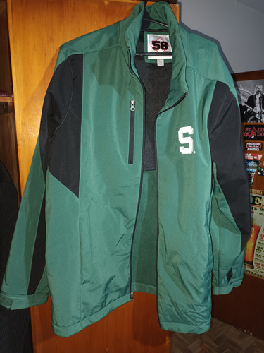 Campera Invierno Americana Neopreno Michigan State