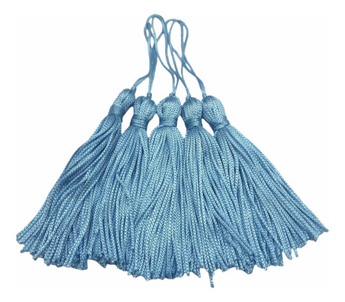 Pingente Tassel De Seda Franja Pompom Para Chaveiro 25 Pçs