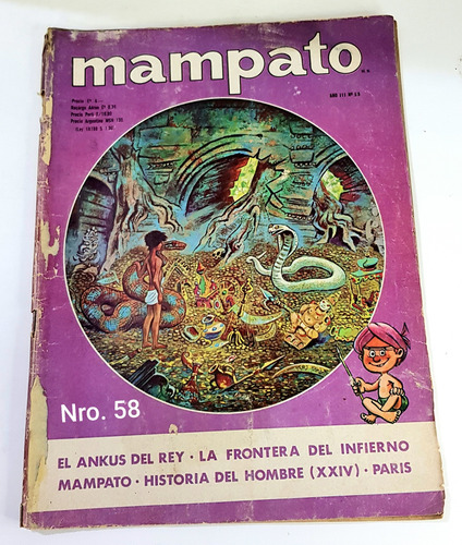 Revista Mampato Nro. 58 Número Bajo,detalles En Tapa.