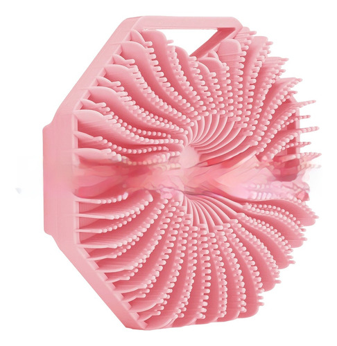 Cepillo De Baño De Silicona Poligonal Para Frotar La Espalda