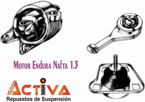 Kit Soporte De Motor Fiesta 97 Al 2001 Nafta 1.3 Endura