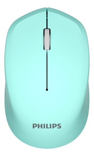 Mouse Inalámbrico Philips M344 Verde Usb Óptico Pc Notebook