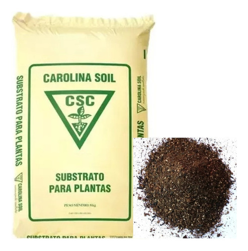 Carolina Soil Substrato 10 Litros Casca De Arroz Carbonizada