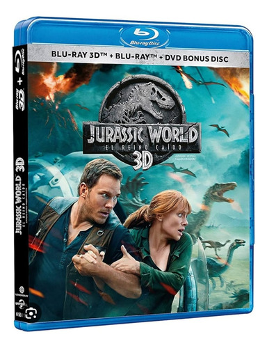 Jurassic World 2 En Disco Bluray 3d Alta Definición Full H D