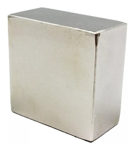 Imã Neodímio Bloco Super Forte Trava Tudo N52 50x50x25 Ima