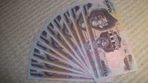 Billetes Antiguos De 1000 A $100 Cada Uno ¡flamantes!