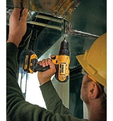 Kit Taladro Dewalt 20v Litio Dos Baterias Y Bolso