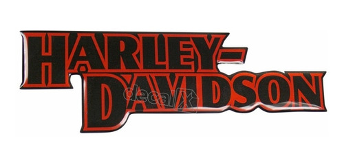 Adesivo Emblema Compatível Harley Davidson 3d 17x5,5 Cms Rs5