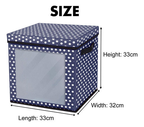 Caja De Almacenamiento De Adornos Navideños Plegable Con