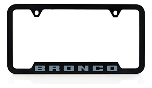 Portaplacas De Ford Bronco - Área 51 (azul/gris)