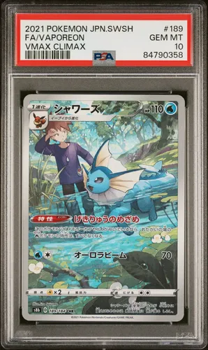 Pokémon Tcg Graduada: Eevees Sequência Vmax Climax - Psa 10 Pokémon Tcg Graduada: Eevees Sequência Vmax Climax - Psa 10