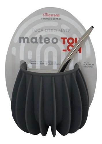 Mate Mateo Touch De Silicón Con Bombilla