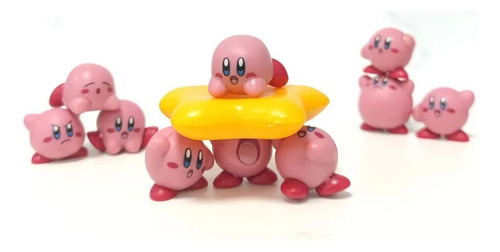 Set De 10 Figuras De Acción De Kirby Star, Adorables Figuras