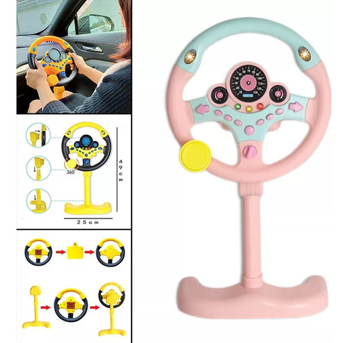 Juguete De Volante Simulado Para Niños Steering Control G