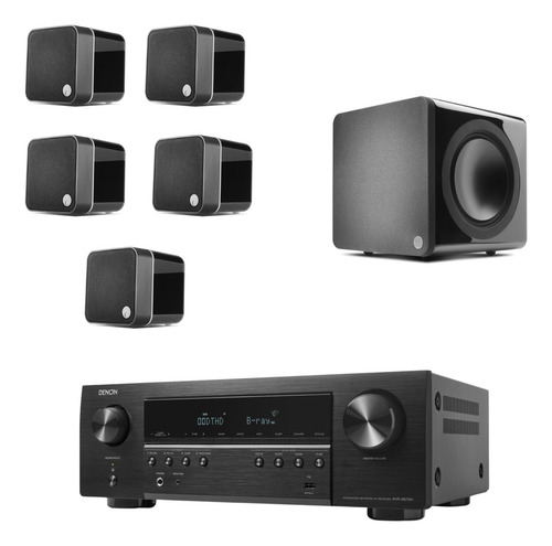 Kit Cine Mix & Match Min12 + Min X201 + Denon Avr-s670h 5.1