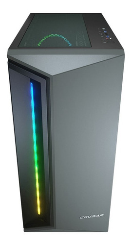 Imagen 3 de 4 de Gabinete Gamer Cougar Darkblader X7 Rgb Cristal Templado