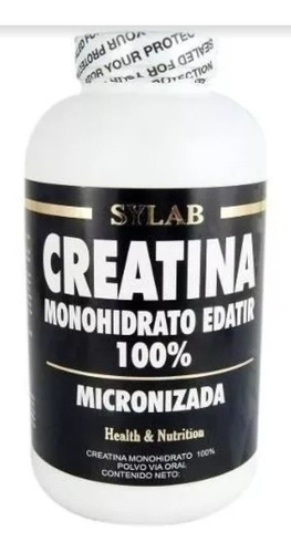 Suplemento en polvo Sylab  Health & Nutrition Creatina Monohidrato Edatir 100% creatina monohidrato en pote de 300g