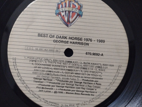 Lp George Harrison - The Best Of Dark Horse
