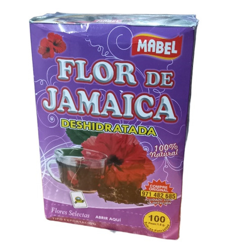 Te Flor De Jamaica 100 Bolsitas 