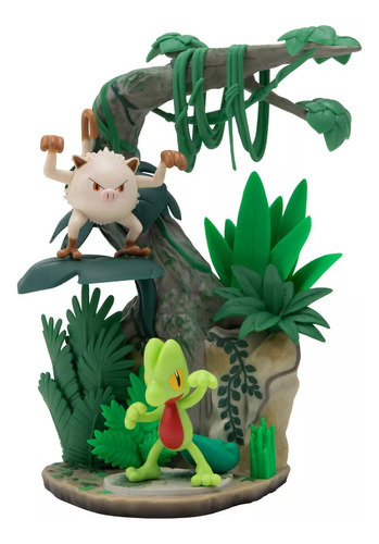 Muñecos Pokémon Select Jungle Environment Mankey & Treecko