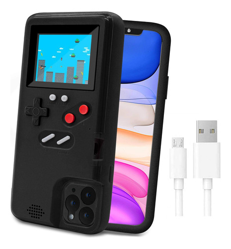 Lucbuy Gameboy - Carcasa Protectora Para iPhone, Diseo Retro