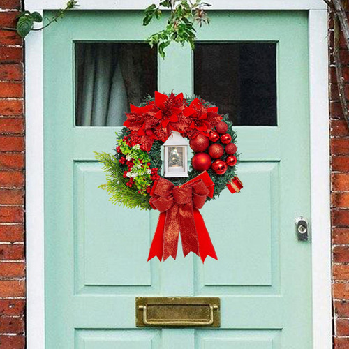 Guirlanda De Natal Artificial Guirlanda De Férias 40cm