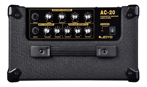 Amplificador Joyo Ac-20 Guitarra Electroacústica 20w Color Café