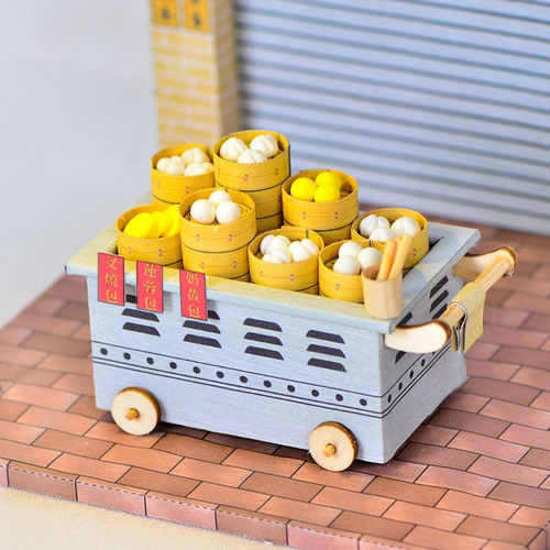 Juego De Construcción De Casas De Muñecas Para Restaurante