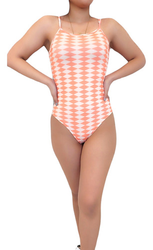 Body Lycra Tirantes  Rombos. 6220