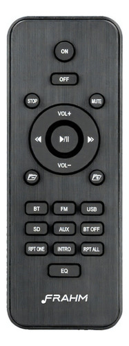 Kit Frahm Som Ambiente Slim 4100 Optical + 4 Caixas Preta Cor Preto