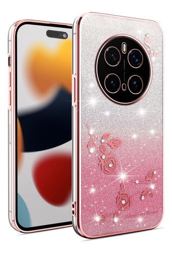 Gradient Eternal Flower Case For Honor Magic7, Magic7pro Fas Cover Full-cover Silicone Luxurious Durable Shockproof