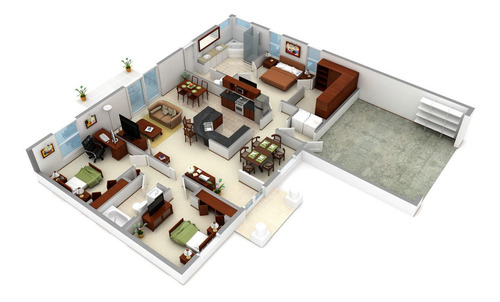 Imagen 9 de 10 de Renders Recorridos Virtuales Levantamientos 3d Vuelos Dron