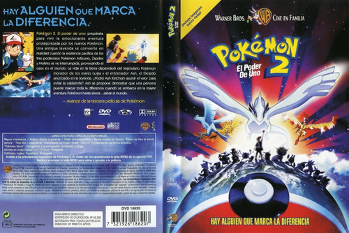 Pokémon 2 - El Poder De Uno - Dvd