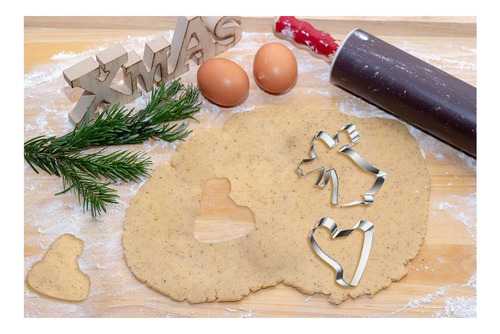 Alibbon 6 Pcs Cortador De Galletas Navideñas Juego De Árbol