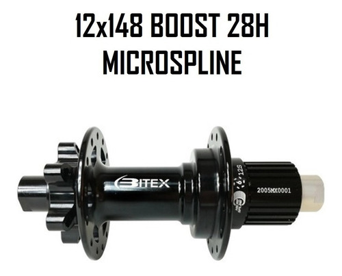 Maza Trasera Bitex Bx211r 12x148 28h Boost Microspline