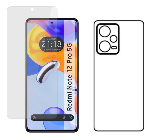 Protector Pantalla Y Trasero Xiaomi Redmi Note 12 Pro ( 5g )