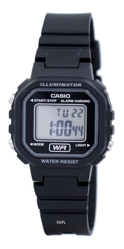 Relogio Casio Feminino Iluminator La-20wh 1ad Preto Digital