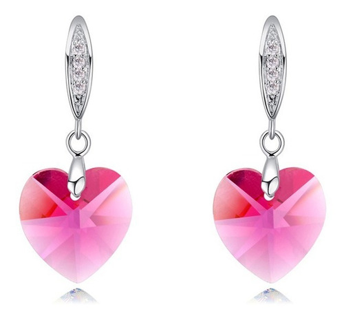 Aretes Con Cristales, Ocean Heart Oh16-869