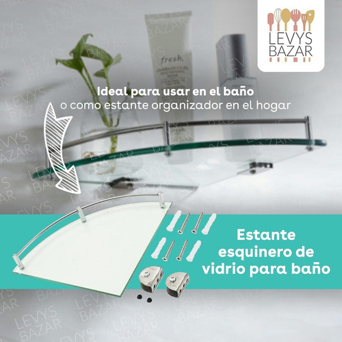 Imagen 3 de 10 de X2 Esquineros Organizador Repisa De Baño Acero Inox Ducha
